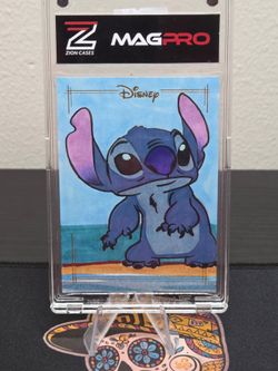 Stitch 2026 Topps Disney Neon "One-of-One" Sketch - Seung Bull