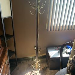Gold/Brass Coat Rack