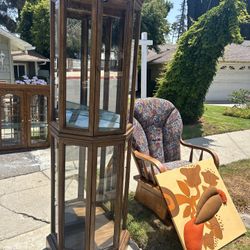 FREE FURNITURE DESK CHINA HUTCH CABINET Rocking CHAIR  