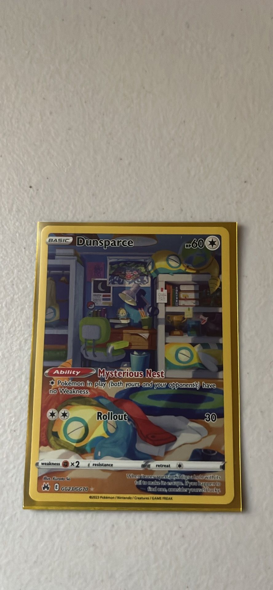Pokemon Card - Crown Zenith GG Dunsparce