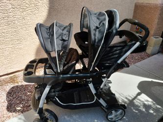 Graco Double Seat  Stroller - No sun damage
