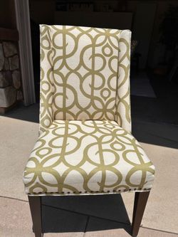 8 highback dining chairs