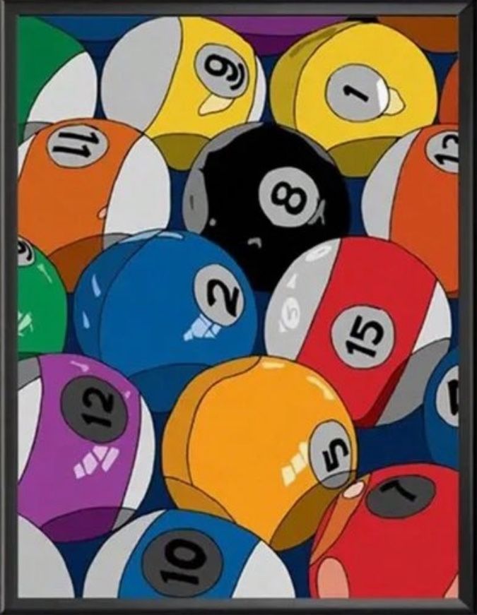 Eight Ball Canvas Poster