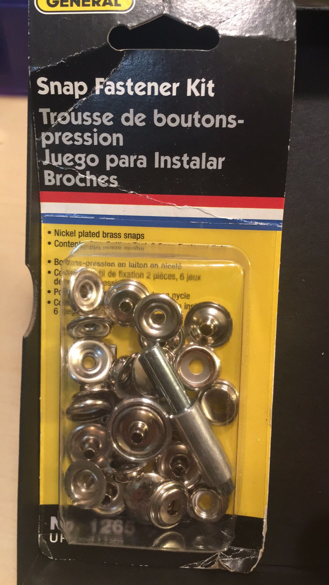 Snap fastener Kit