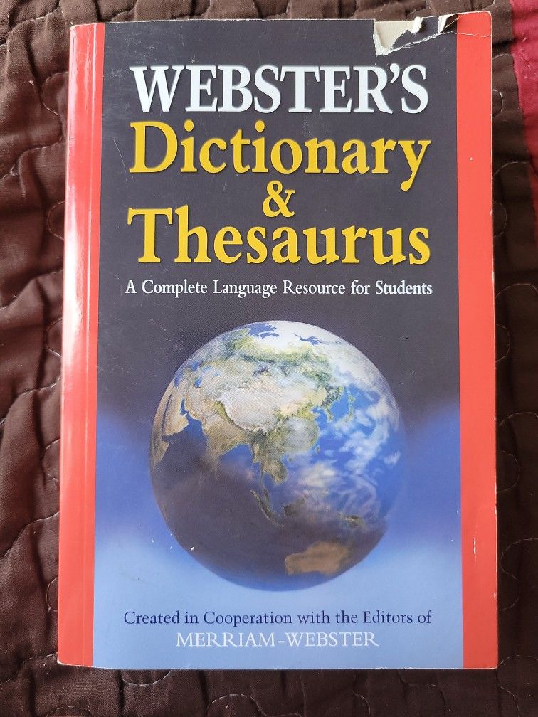 Webster's Dictionary & Thesausus