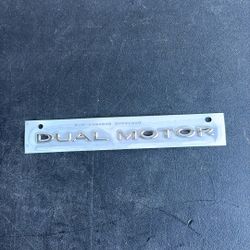 Tesla Model Y Emblem New. Oem