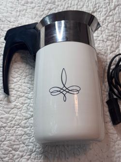 Vintage Corning Ware 10 Cup Coffee Percolator Complete Rare Black Pattern