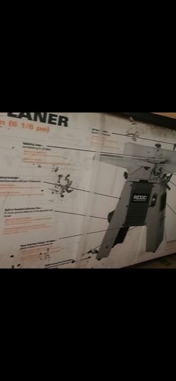 RIDGID JOINTER PLANER 6-1/8"