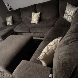 . Large Sectional Couch with Ottoman – $590(Great Condition)