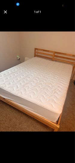 IKEA full bed frame /full mattress