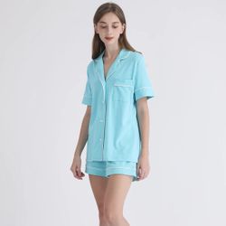 Solid Jersey Short Pajama Set M And L Available