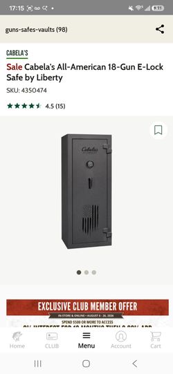 Cabela's All-American 18-Gun E-Lock Safe by Liberty