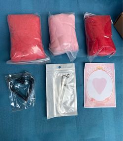 Needle Felting Kit with Heart Cutter and Wool