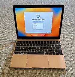 Rose Gold MacBook 12” 2018 with 512gb hard drive  - Cash Only