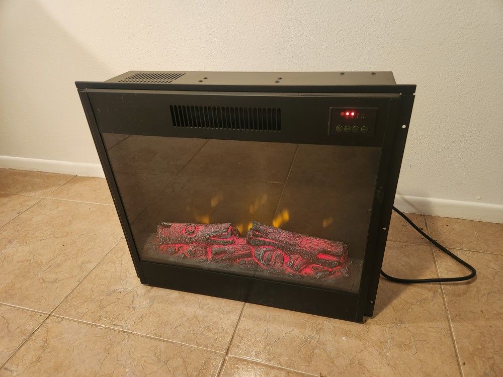 Electric Fireplace Heater Wall Insert 