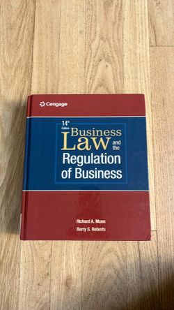 Business Law and the Regulation of Business 14th edition