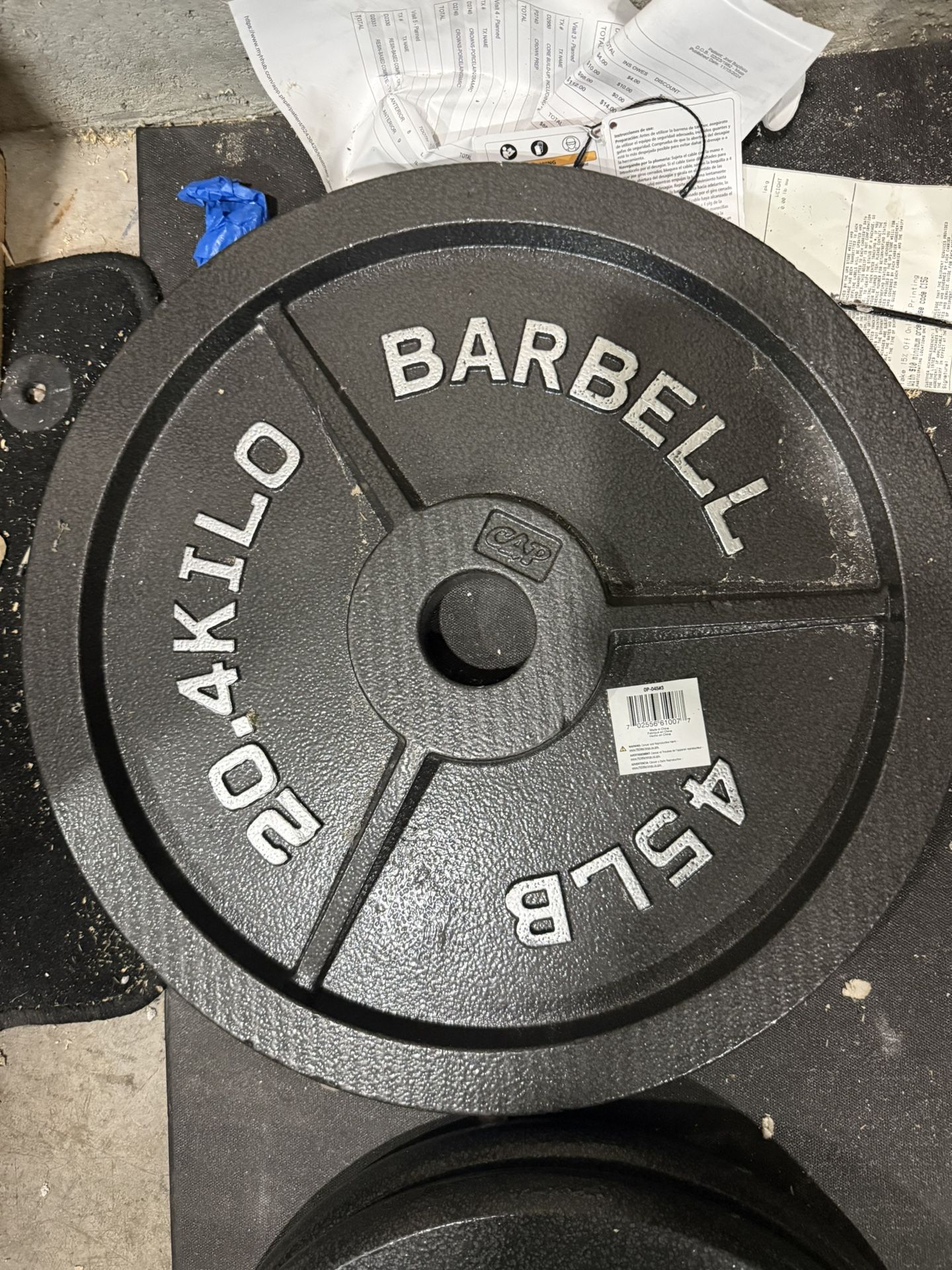 Misc Workout Weights, Dumbells, Barbells, Curl Bar. Olympic And Standard