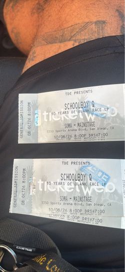 Concert tickets