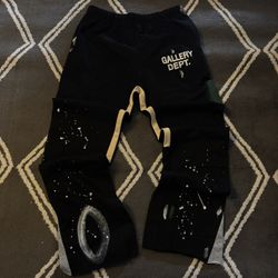 Gallery Dept Black Sweats
