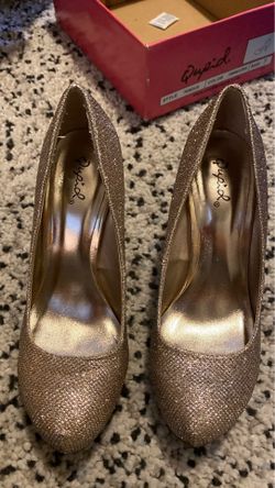 Gold heels
