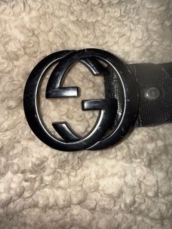 Authentic Gucci GG Belt Black on Black