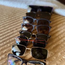 Lot Of 7 Brand Designer Glasses 