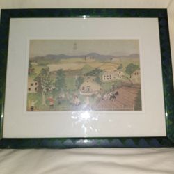Grandma Moses "Balloon " Print