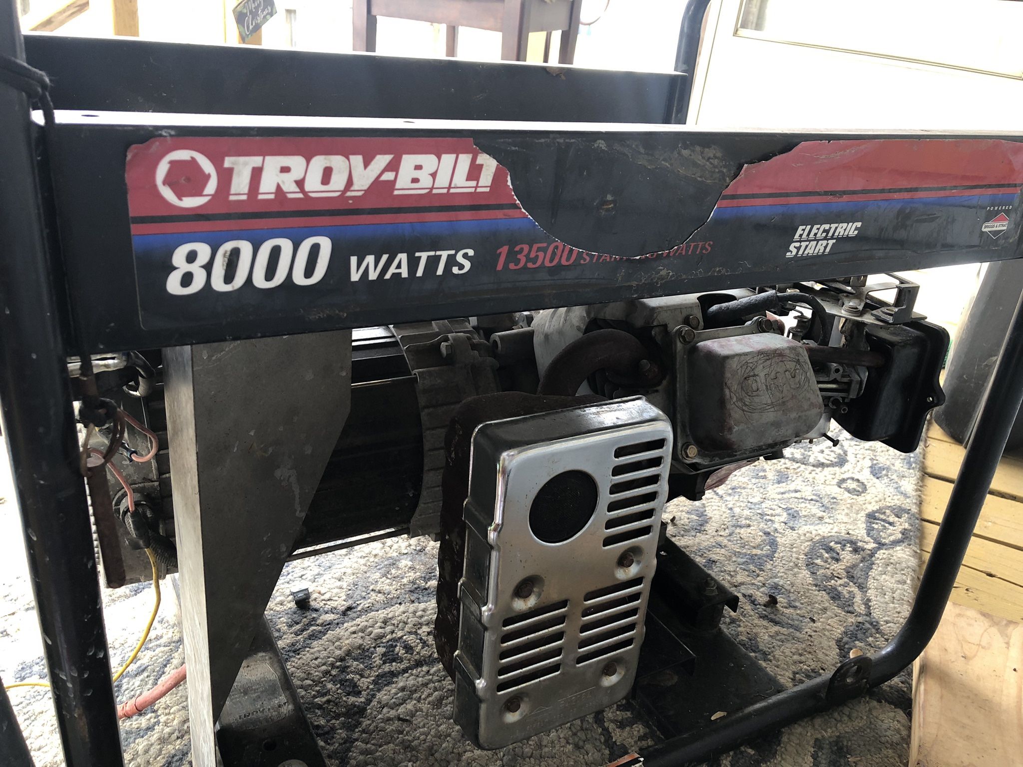 8000 Watt Troy Built Generator 