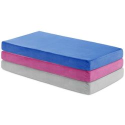 Twin Gel Memory Foam Mattress, with velvet 100% waterproof mattress cover, colors are available, comes in the box ready to pick up