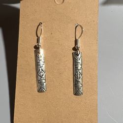 Native made sterling silver dangles