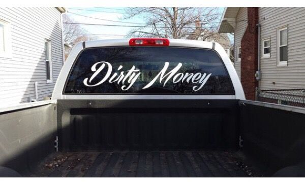 Dirty money decal and so many more