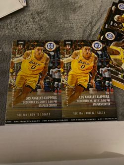 Christmas Day!! 2 Lakers vs Clippers Floor 106 row 12