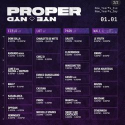 PROPER New Year’s day Ticket!