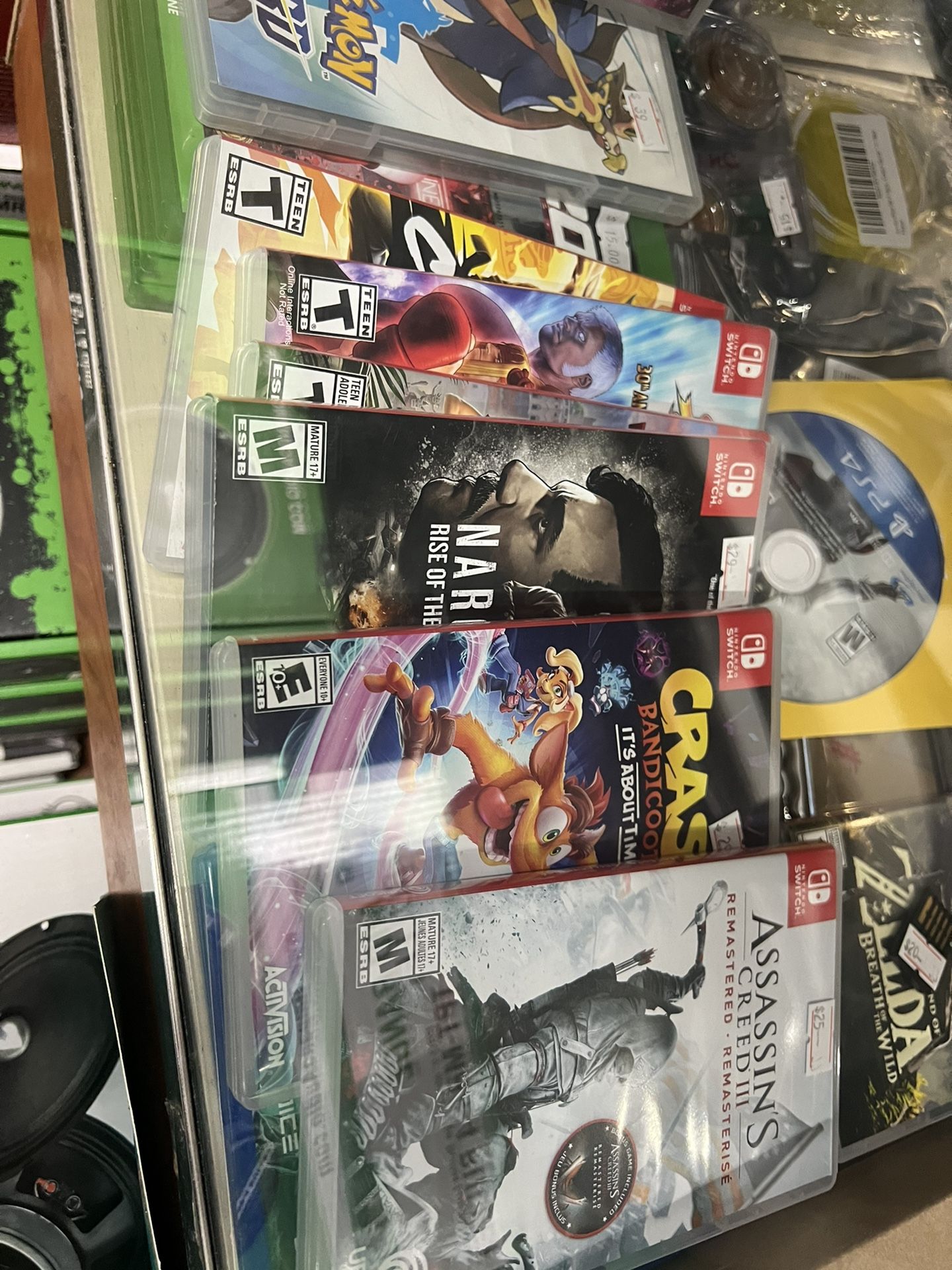 NINTENDO SWITH Games $20 3ach