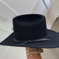 Stetson 3X Cattleman Black Felt Cowboy Hat 6 7/8 