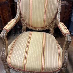 Giltwood French Parlor Chairs 4 Available. 