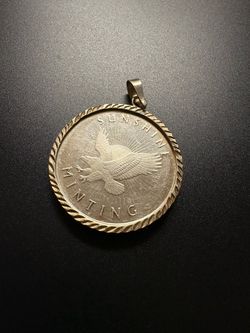 American coin with Vesel