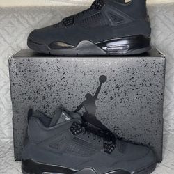 Air Jordan 4 Retro ‘Black Cat’ 2025 (Men Size 10.5)