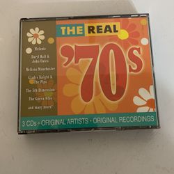 THE REAL 70’s       3 CD’s