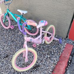 Huffy 16" Girls Bikes $10 For Both Bikes