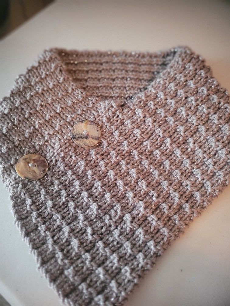 Cuello Tejido A Mano /scarfneck Handmade