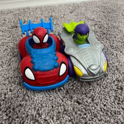 Spidey & Green Goblin Cars 