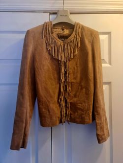 Suede Fringe Jacket
