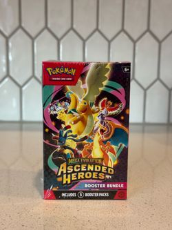 Pokemon Mega Evolution Ascended Heroes Booster Bundle Brand New Sealed