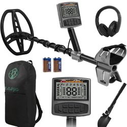 Metal Detector for Adults,12" IP68 Waterproof Search Coil with LCD Backlight,5 Modes Gold Detector,Advanced DSP Chip&High Accuracy System-M55J