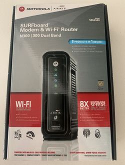 Motorola SURFboard Modem & WiFi Router: 3 Products in 1
