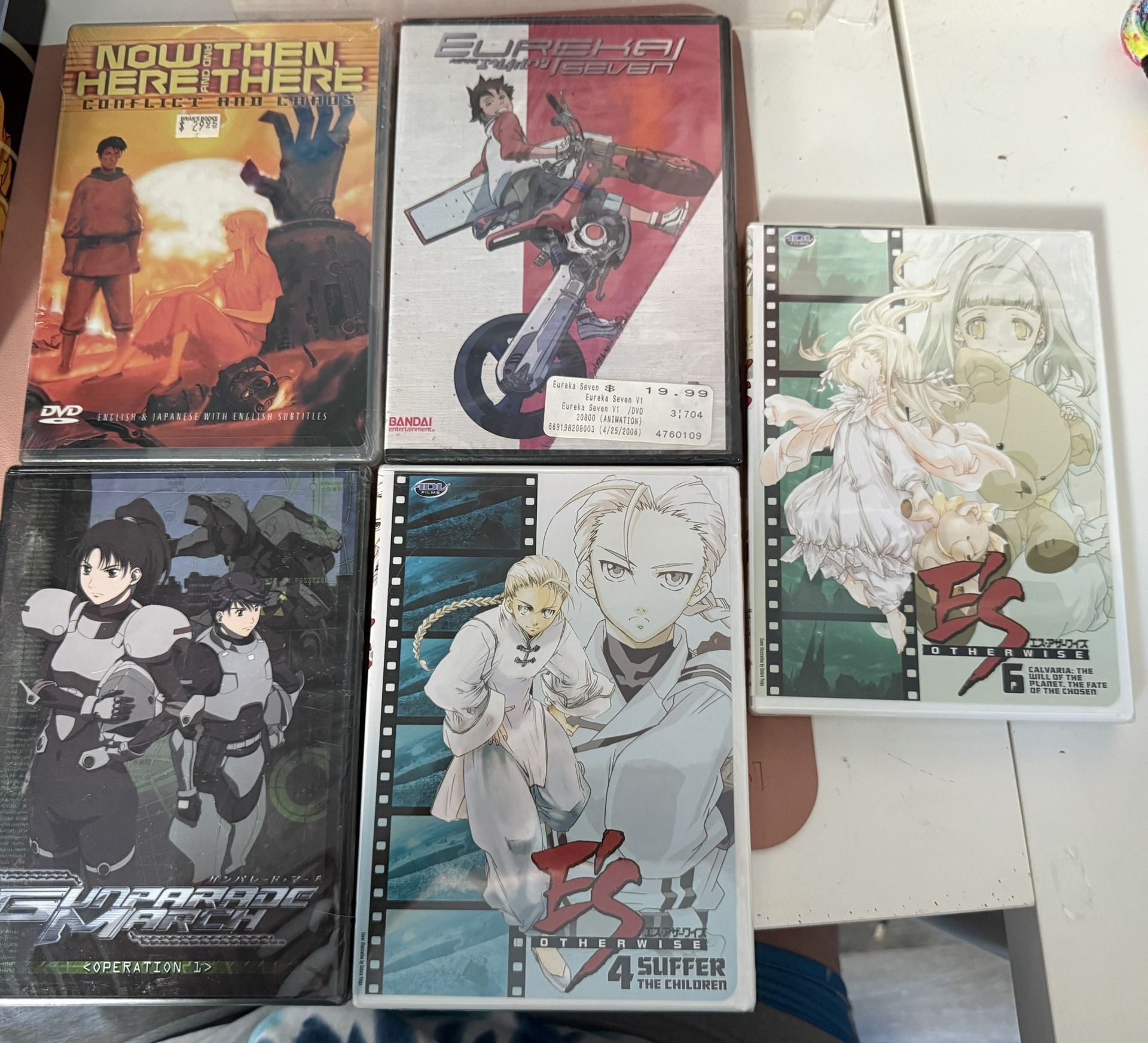 5 Unopened Classic Anime DVDs