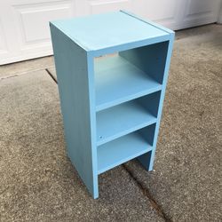 Small shelf nightstand freshly painted