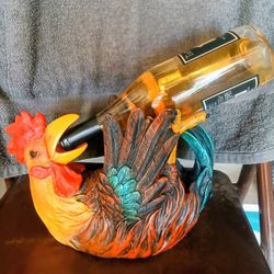 Drinking Rooster Wine Holder
