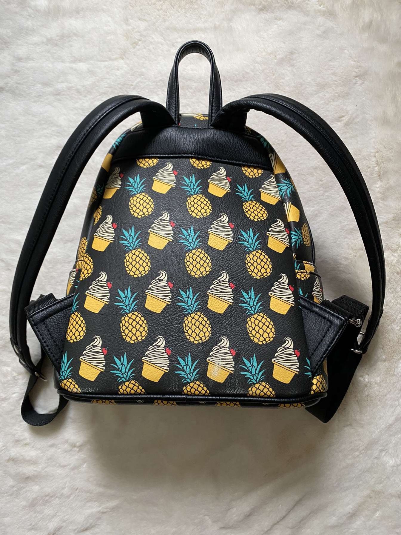 Disney Dole Whip Pineapple Loungefly mini backpack purse for Sale in